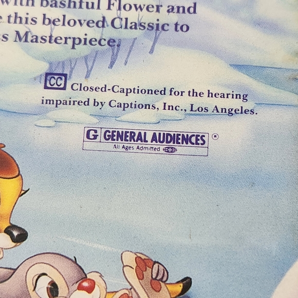 Disney Black Diamond Classics Bambi VHS Tape - Picture 5 of 10